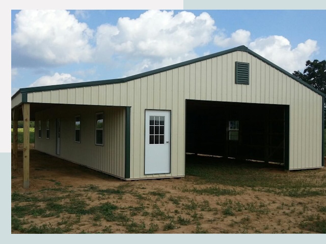 Строительство конюшен в Киселёвске