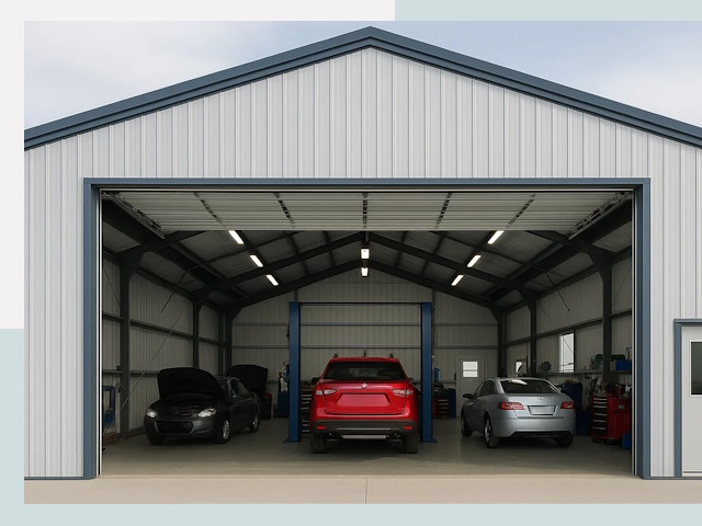 Ангары из сэндвич панелей от 617 руб. в Киселёвск