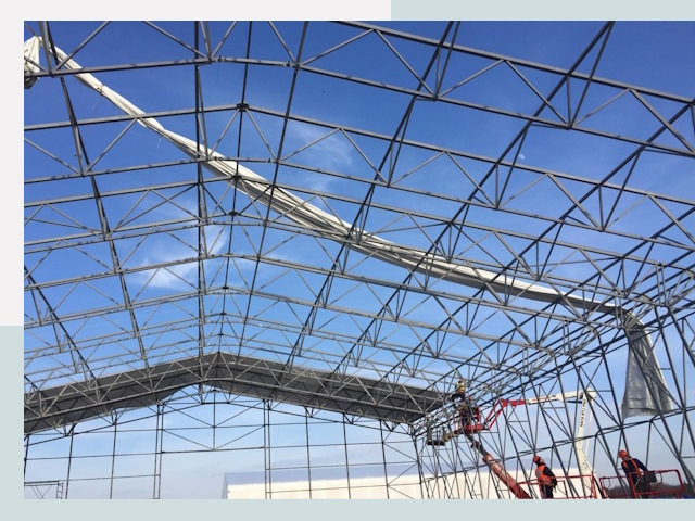 Шатровые ангары от 617 руб. в Киселёвске и Кемеровской области