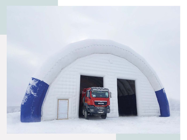 Мобильные ангары в Киселёвске