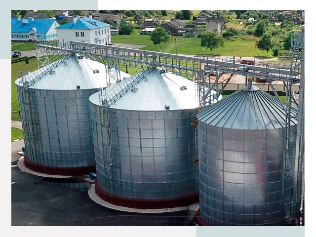 Металлические силосы в Киселёвске