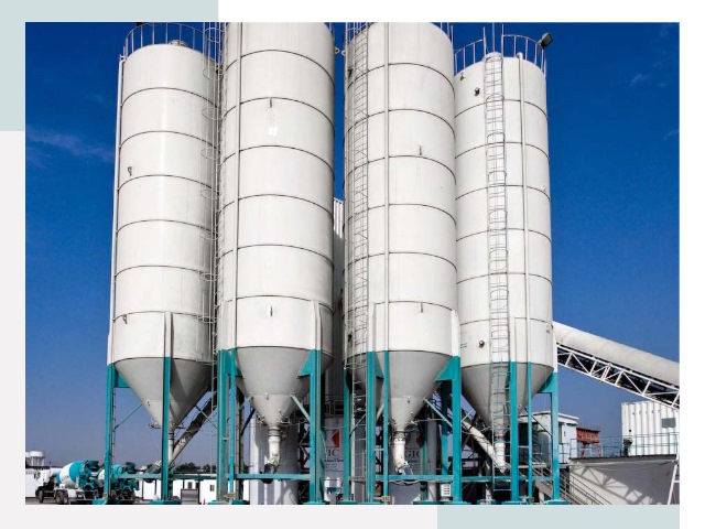 Строительство цементных силосов в Киселёвске