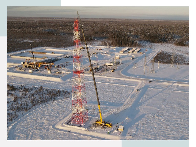 Мачты связи в Киселёвске