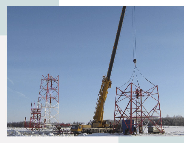 Монтаж вышек связи в Киселёвске