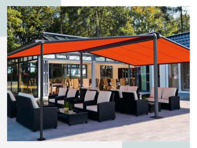 Навесы для кафе и ресторанов в Киселёвске