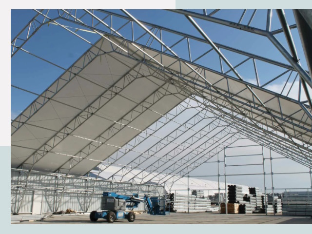 Каркасно-тентовые сооружения от СтальСтрой-Кис по цене 617 руб.