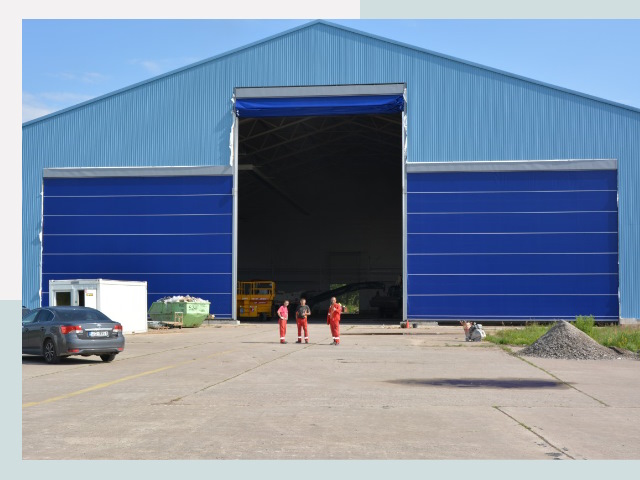 Ангарные ворота в Киселёвск от СтальСтрой-Кис по цене 617 руб.