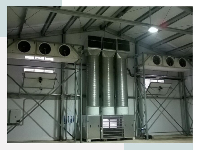 Инженерные системы для ангаров в Киселёвске