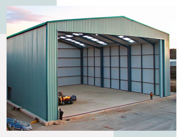 Строительство ангаров в Киселёвске